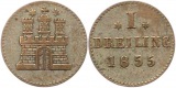 9775 Hamburg 1 Dreiling 1855