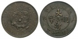 China, Kupfermünze, Ø= 28,4 mm, 6,74g