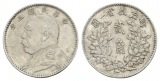 China, Kleinmünze, Silber, Ø= 22,8 mm, 5,30g