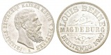 Deutsches Reich, versilberte Messingmedaille, Ø= 29mm, 11,04g
