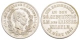 Deutsches Reich, versilberte Messingmedaille, Ø= 28mm, 7,71g