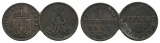 Altdeutschland, 2 Kleinmünzen (1867/1859)