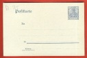 Deutsches Reich Postkarte 2 Pfennig mit Wz.St 5 unbenutzt