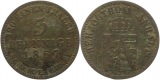 0237 Anhalt 3 Pfennig 1867 Belag