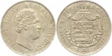 0238 Sachsen 1/6 Taler 1849 Henkelspur