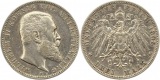 0270 Württemberg  3 Mark 1908