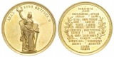 Bronzemedaille, Freiheitsstatue Arad 1890; 15,59 g; Ø 36 mm