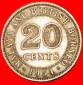 √ GROSSBRITANNIEN: MALAYA UND BRITISCH BORNEO ★ 20 CENTS 1...