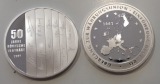 Deutschland    2x Medaille    Römische Verträge/Währungsuni...