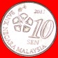 √ WEITER DATUM: MALAYSIA ★ 10 SEN 2013 VZGL STEMPELGLANZ!