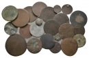 Altdeutschland, diverse Kleinmünzen, abgeschliffen