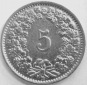 Schweiz 5 Rappen 1939 B