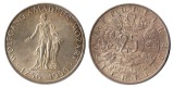 Österreich  25 Schilling 1956 200th Anniversary Birth of W. M...