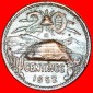 * SONNENPYRAMIDE: MEXIKO ★ 20 CENTAVOS 1952 SELTEN JAHR! OHN...