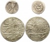 0325 Lot mit zwei Silbermünzen aus Persien und Indien (Brands...