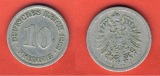 Kaiserreich 10 Pfennig 1888 A