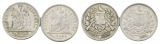 Guatemala, 1/2 Real 1896, 2 Stück