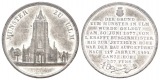 Zinnmedaille, Münster zu Ulm; 17,79 g; Ø 37,13 mm