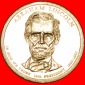 § LINCOLN (1861-1865): VEREINIGTEN STAATEN USA ★ 1 DOLLAR 2...