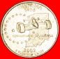 § FAHRZEUG 1816: VEREINIGTEN STAATEN USA ★ 1/4 DOLLAR 2002D...