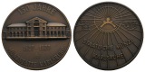 Karlsruhe, Münzstätte, 1827-1977, Bronzemedaille; 28,01 g, ...