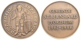 Pforzheim, Bronzemedaille, St. Bernhard, 1961-1986 ; 21,95 g, ...