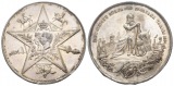 Turin, versilberte Bronzemedaille, 1884; 46,72 g; Ø 51,92 mm