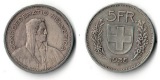 Schweiz  5 Franken  1935  FM-Frankfurt   Feinsilber: 12,53g