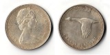 Kanada 1 Dollar  1967 Goose    FM-Frankfurt    Feinsilber: 18,66g