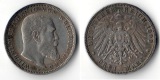 Württemberg, Kaiserreich  3 Mark  1909 F   Wilhelm II. 1891-1...