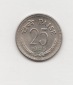 25 Paise Indien 1975 mit Raute unter der Jahreszahl   (I330)