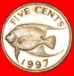 # FISCH (1986-1998): BERMUDA ★ 5 CENTS 1997! OHNE VORBEHALT!