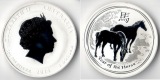 Australien  1 Dollar  2014 Year of the Horse  FM-Frankfurt  Fe...