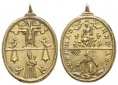 Bronzemedaille, tragbar; 5,53 g; 28,57 x 41,97 mm