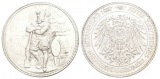 Nürnberg, Silbermedaille, Bundesschiessen 1897; 26,64 g; Ø 4...