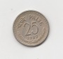 25 Paise Indien 1987 mit Raute unter der Jahreszahl (I352)