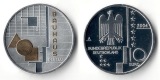 BRD  10 Euro  2004 A  Bauhaus Dessau geometric shapes design  ...