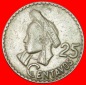 # VOGEL (1967-1970): GUATEMALA ★ 25 CENTAVOS 1970! OHNE VORB...