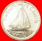 # GROSSBRITANNIEN: BAHAMAS ★ 25 CENTS 1991 SCHIFF! OHNE VORB...