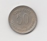 50 Paise Indien 1974 mit Raute unter der Jahrezahl   (I426)