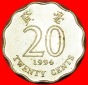 # ÜBERBACKEN TYP (1993-1998): HONG KONG ★ 20 CENTS 1994 VZG...