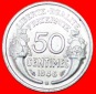 # FÜLLHÖRNER: FRANKREICH ★ 50 CENTIMES 1946B UNGEWÖHNLICH...