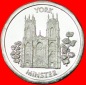 · YORK MINSTER: GROSSBRITANNIEN ★ 50 PENCE NATIONAL TRANSPO...