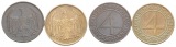 Weimarer Republik, 2 Kleinmünzen, 1932