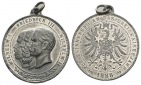 Medaille 1888, tragbar; Zinn Ø 34 mm, 14,78 g