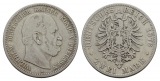 Linnartz KAISERREICH Preussen Wilhelm I. 2 Mark 1876 A s