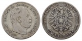 Linnartz KAISERREICH Preussen Wilhelm I. 2 Mark 1876 B s