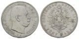 Linnartz KAISERREICH Preussen Wilhelm I. 5 Mark 1875 A Flecken ss