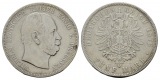 Linnartz KAISERREICH Preussen Wilhelm I. 5 Mark 1876 C s