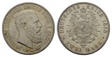 Linnartz KAISERREICH Preussen Friedrich III. 2 Mark 1888 kl. R...